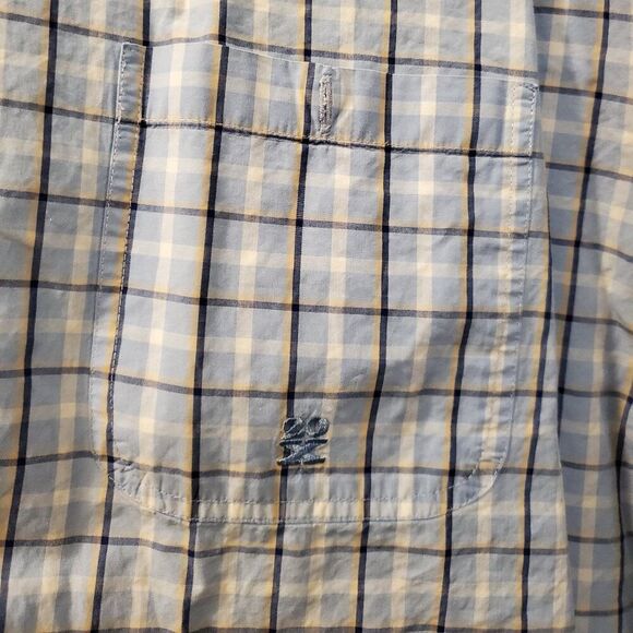 Classic Big & Tall Vintage Men's Baby Blue Wrangler button down 2XLT - Picture 6 of 6